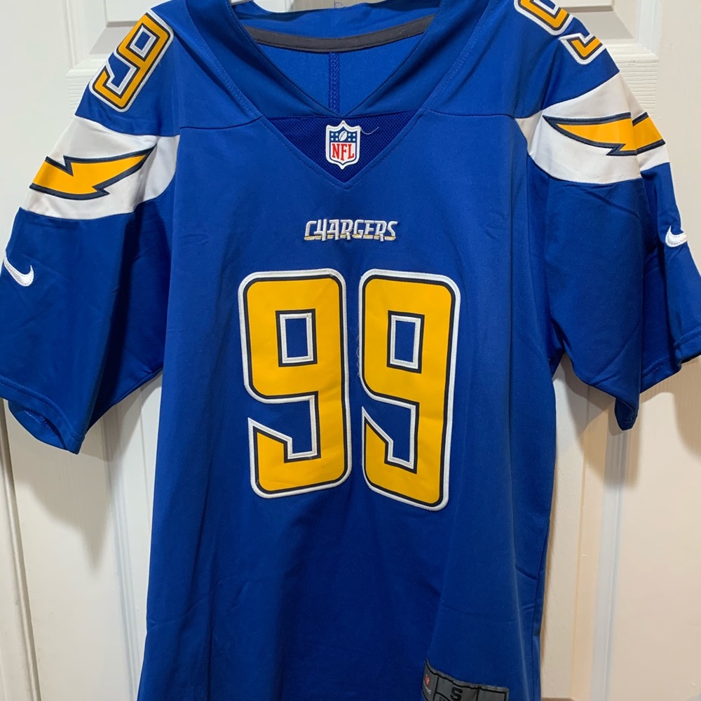 Chargers color rush jersey